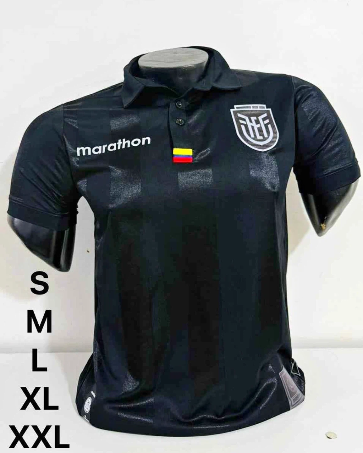 Marathon Black Soccer Jersey