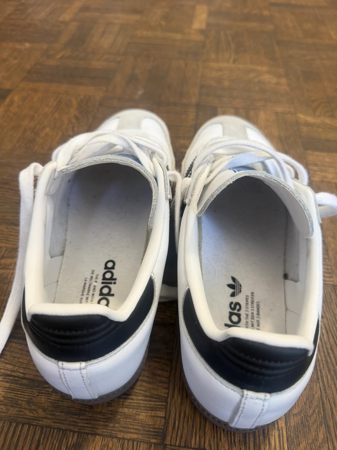 Adidas Samba OG White Black Sneakers Women’s Size 8 - photo 4