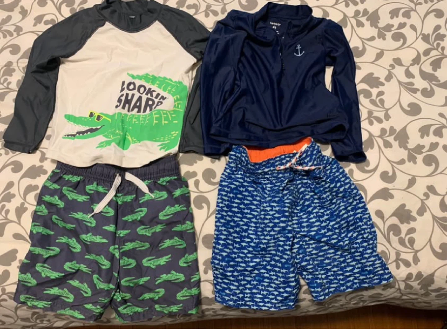 Kids Uv swim shirts and swimwear sets ⚽️