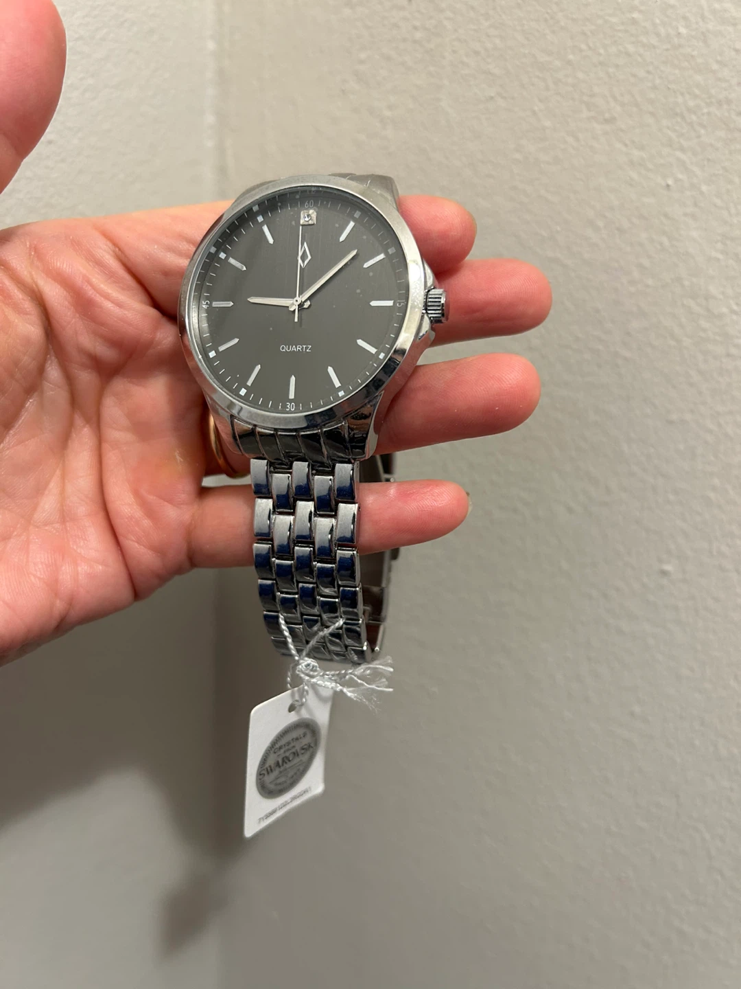 New NIC & SYD Men's Watch with Swarovski Crystal (Needs Battery)