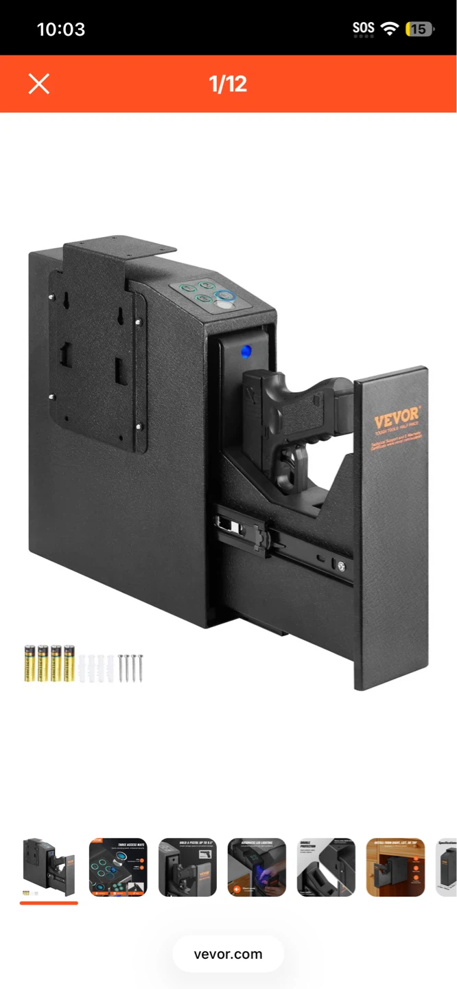 Vevor gun safe