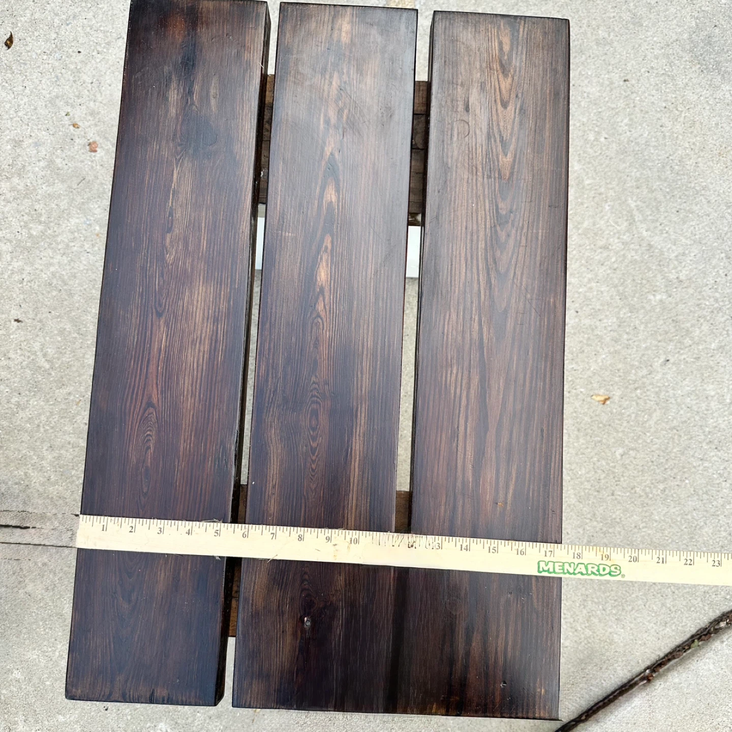 Wooden Side Table - photo 3