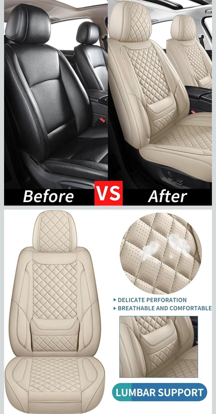 Car Seat Covers - Full Set - Beige - photo 3