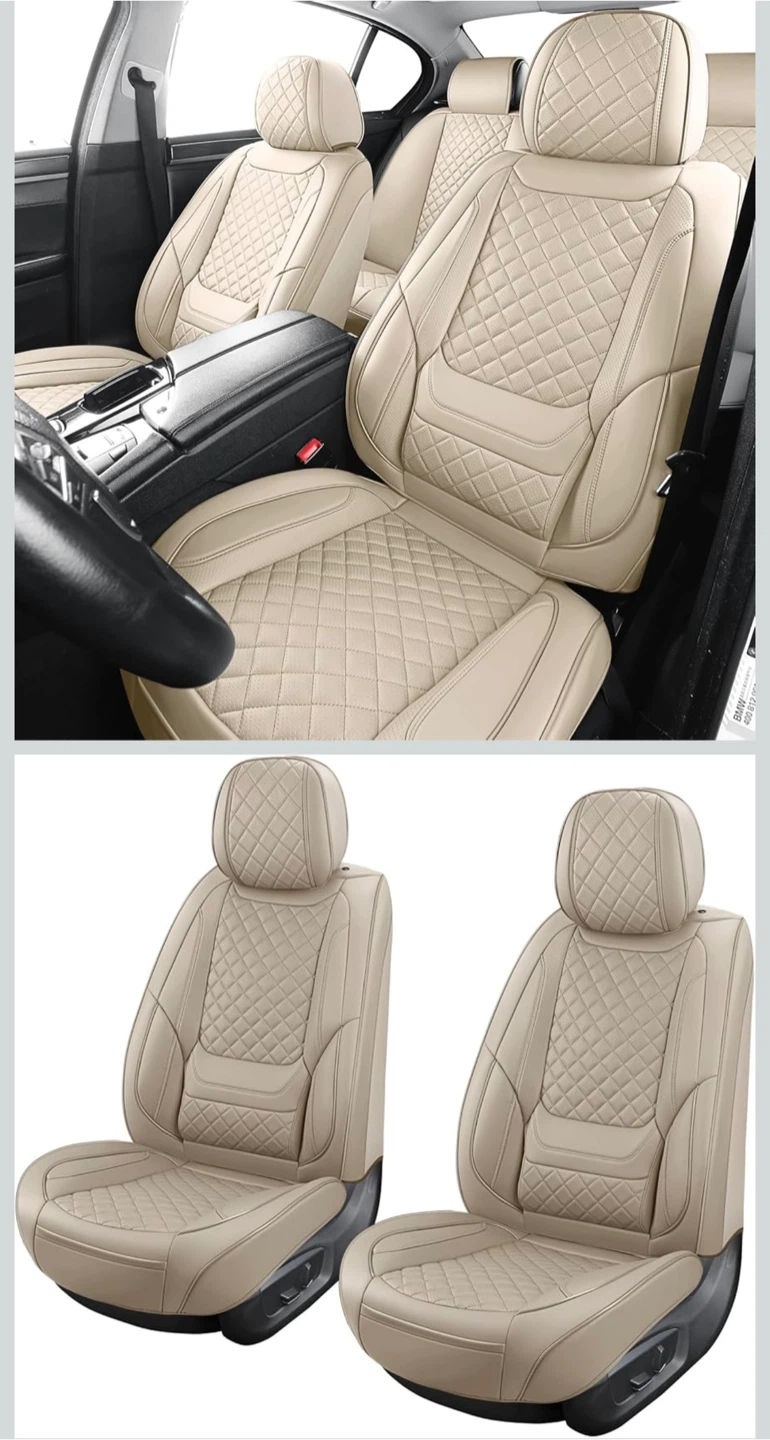 Car Seat Covers - Full Set - Beige - photo 4
