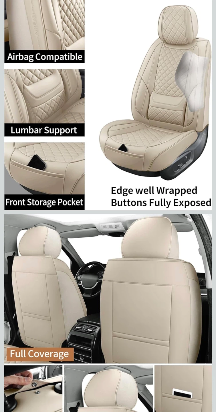 Car Seat Covers - Full Set - Beige - photo 5