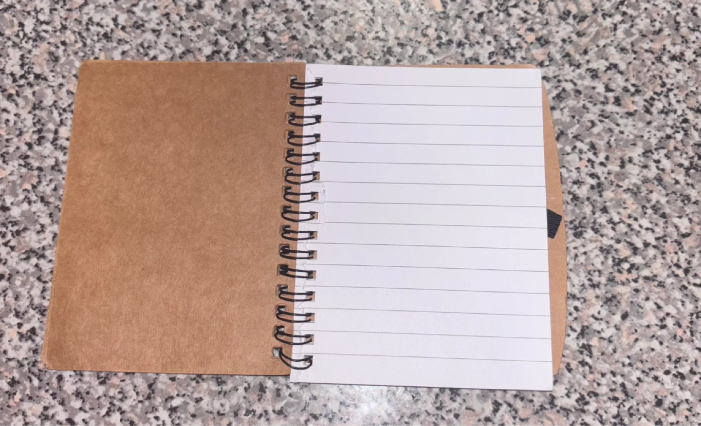 ⚽️Kraft Spiral Notebook with Sticky Notes - photo 3