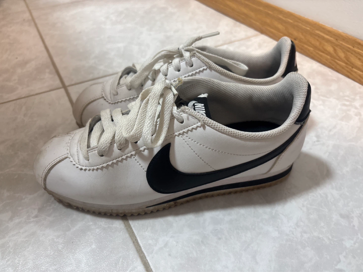 Nike Cortez White Black Sneakers
