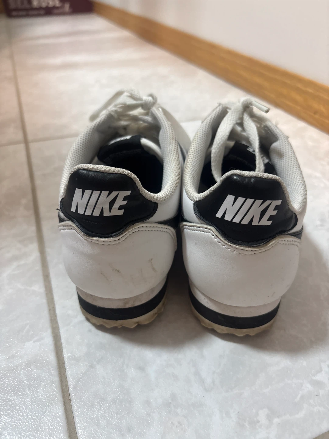Nike Cortez White Black Sneakers - photo 2