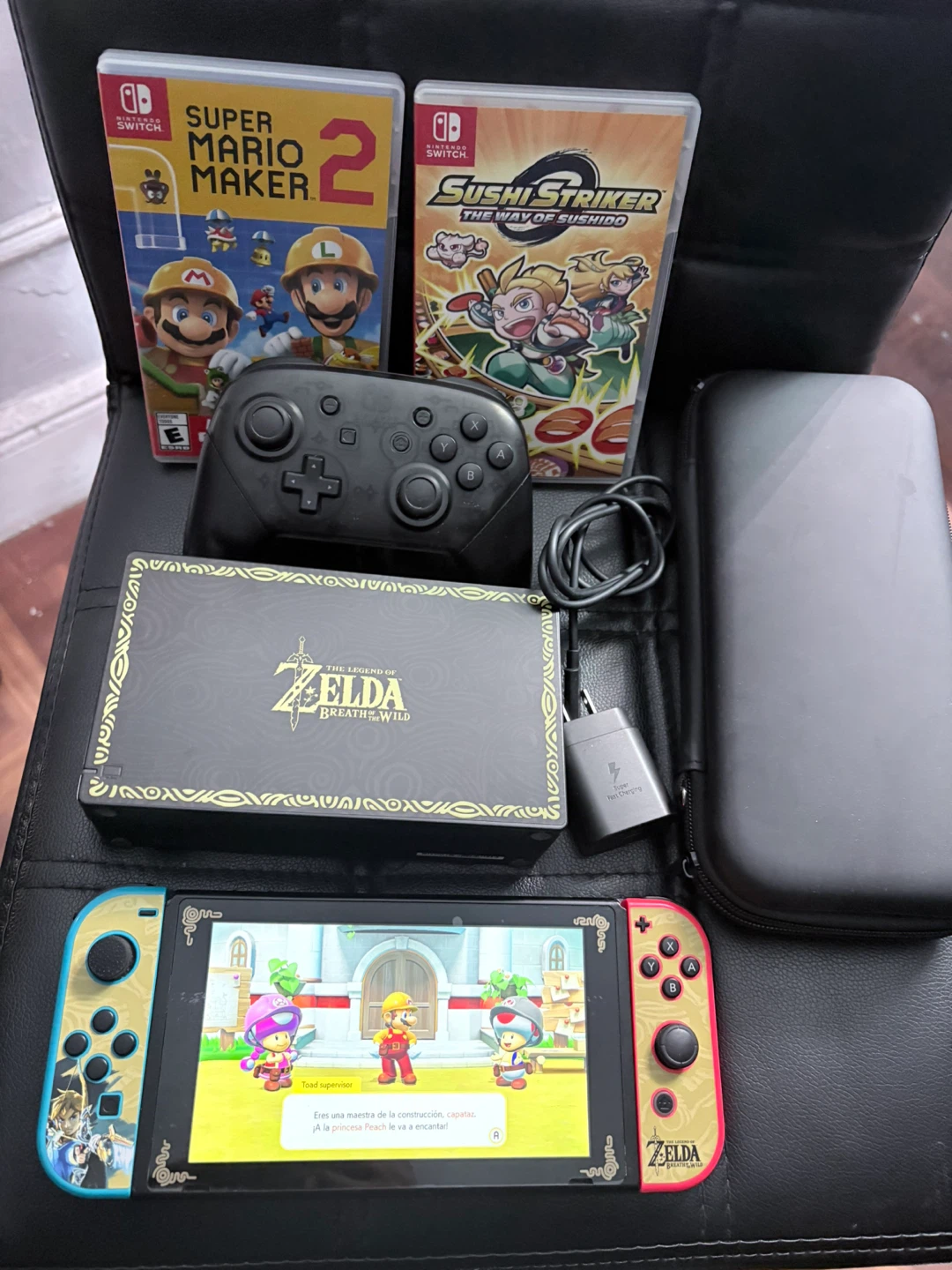 Nintendo Switch Console with Games and Accessories