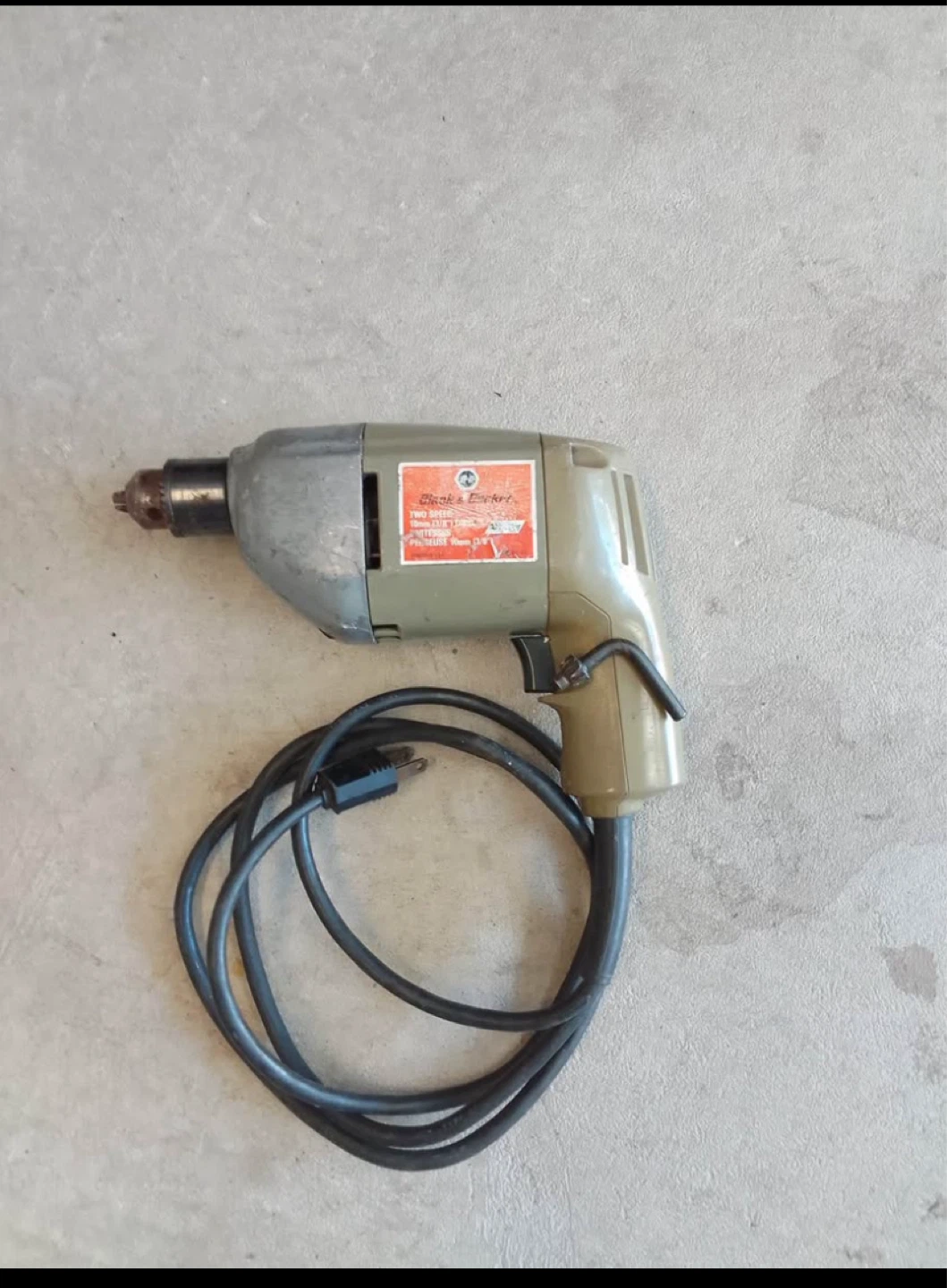 Black & Decker Electric Drill ⚽️