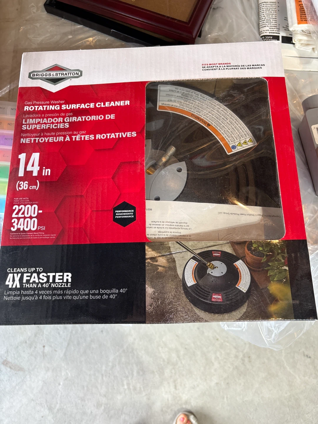 Briggs & Stratton 14" Rotating Surface Cleaner - photo 2