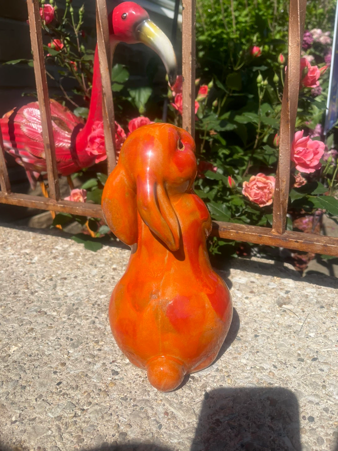 Ceramic Bunny Figurine ⚽ - photo 3