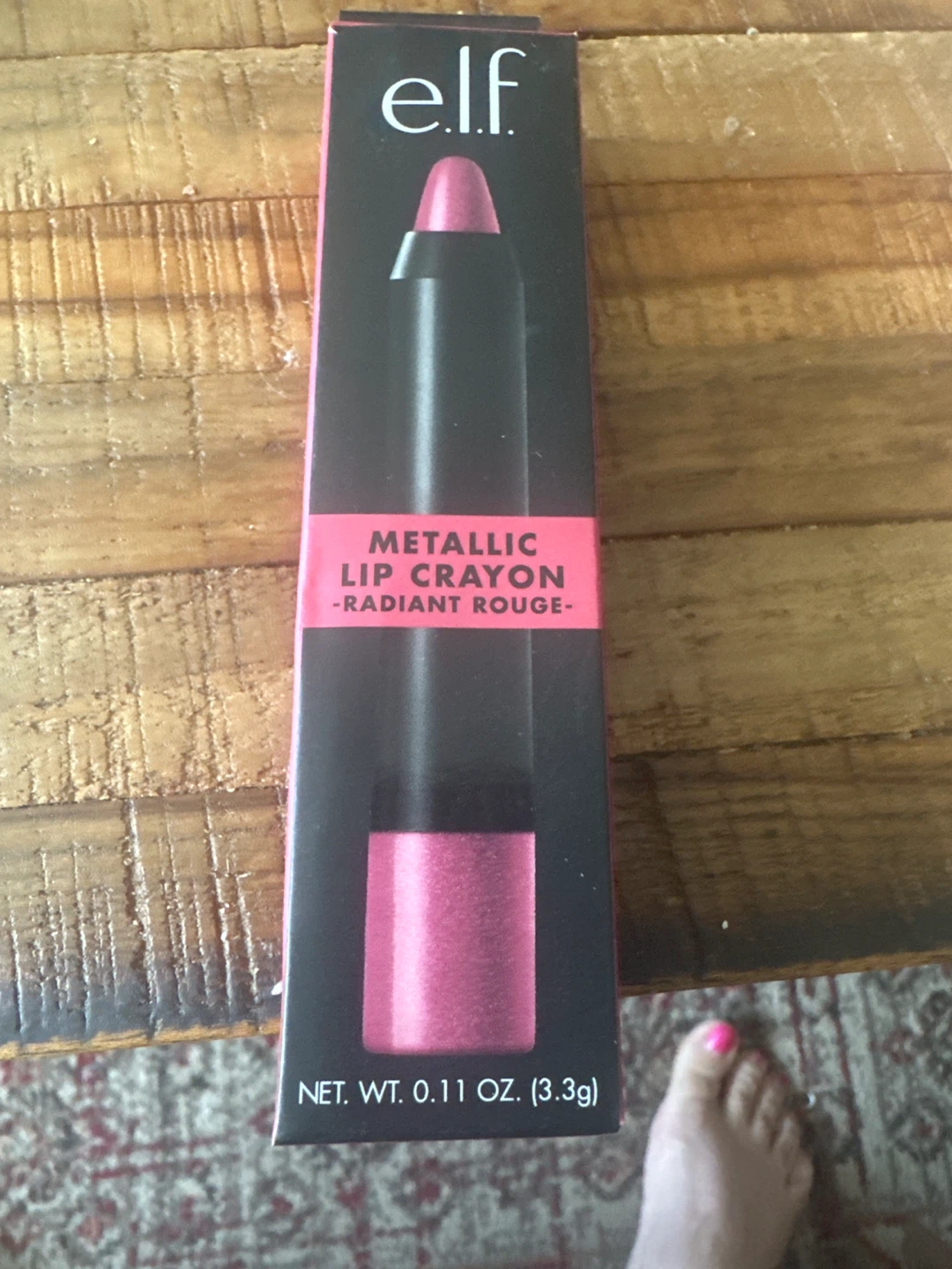 e.l.f. Metallic Lip Crayon - Radiant Rouge