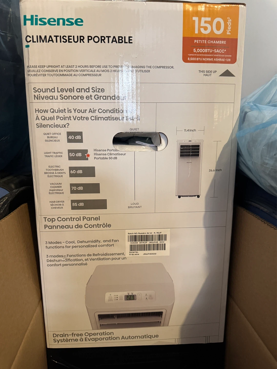 Hisense Portable Air Conditioner 5,000 BTU - photo 3