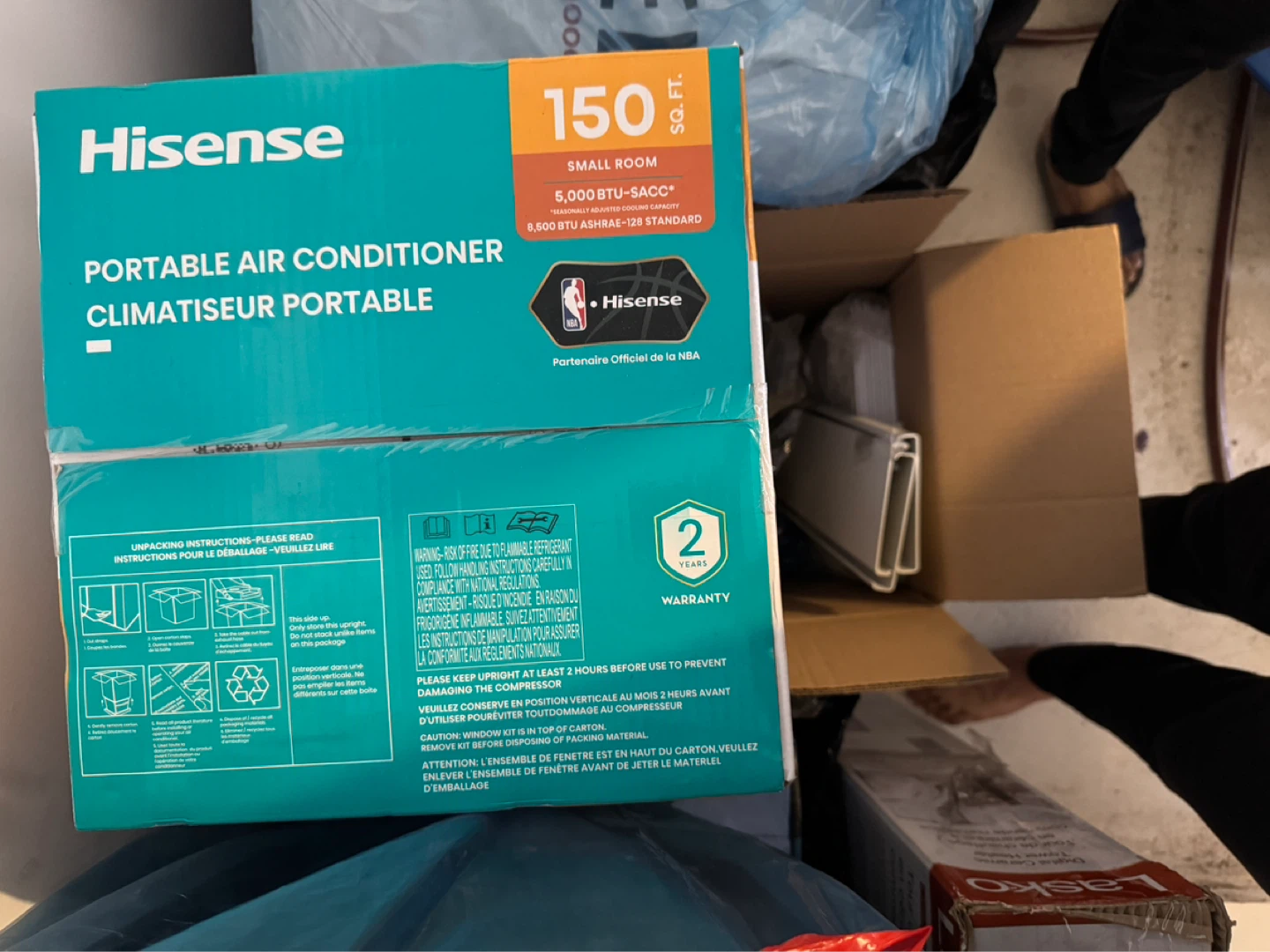 Hisense Portable Air Conditioner 5,000 BTU - photo 2