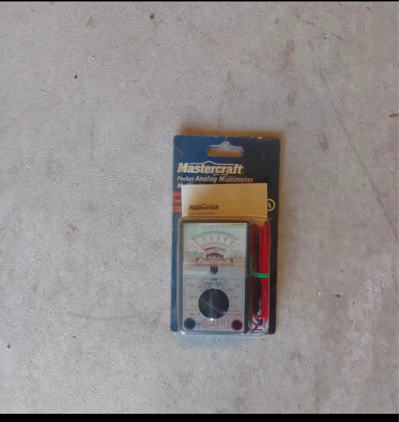 Mastercraft Pocket Analog Multimeter ⚽️