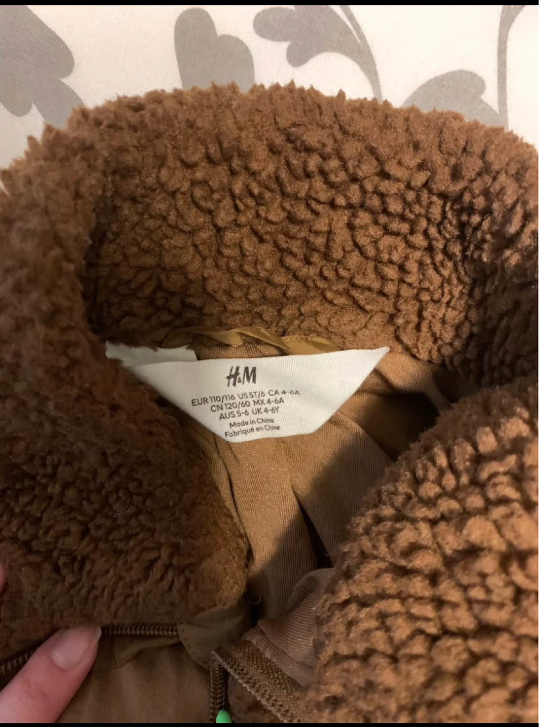 H&M Brown Fleece Jacket ⚽️ - photo 2