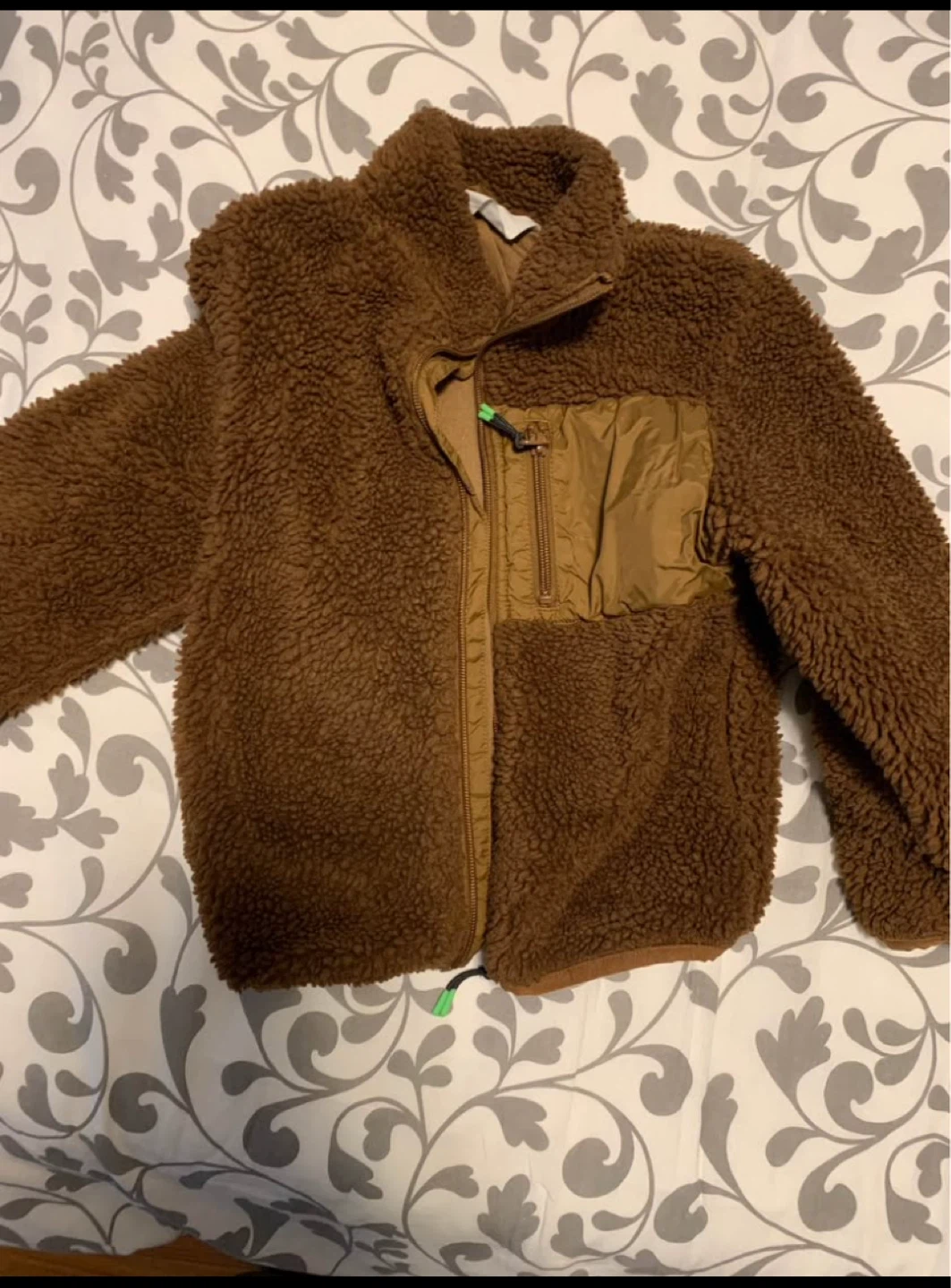 H&M Brown Fleece Jacket ⚽️