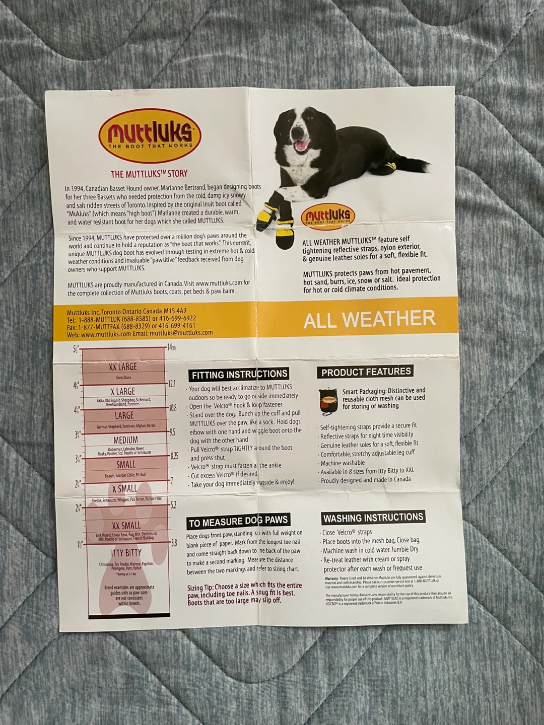 ⚽️ Muttluks All Weather Dog Boots - Small - photo 2