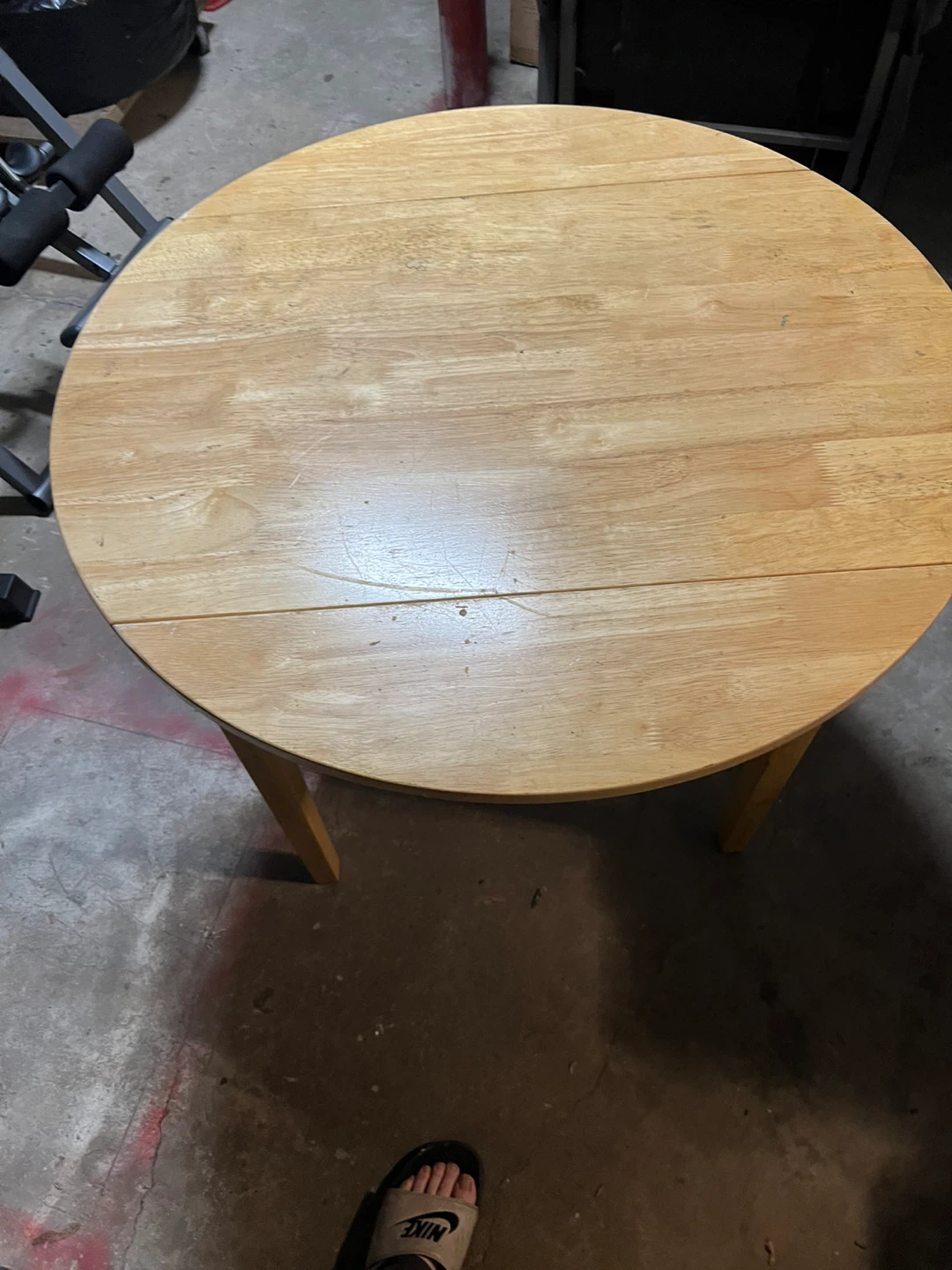 Round Drop Leaf Table