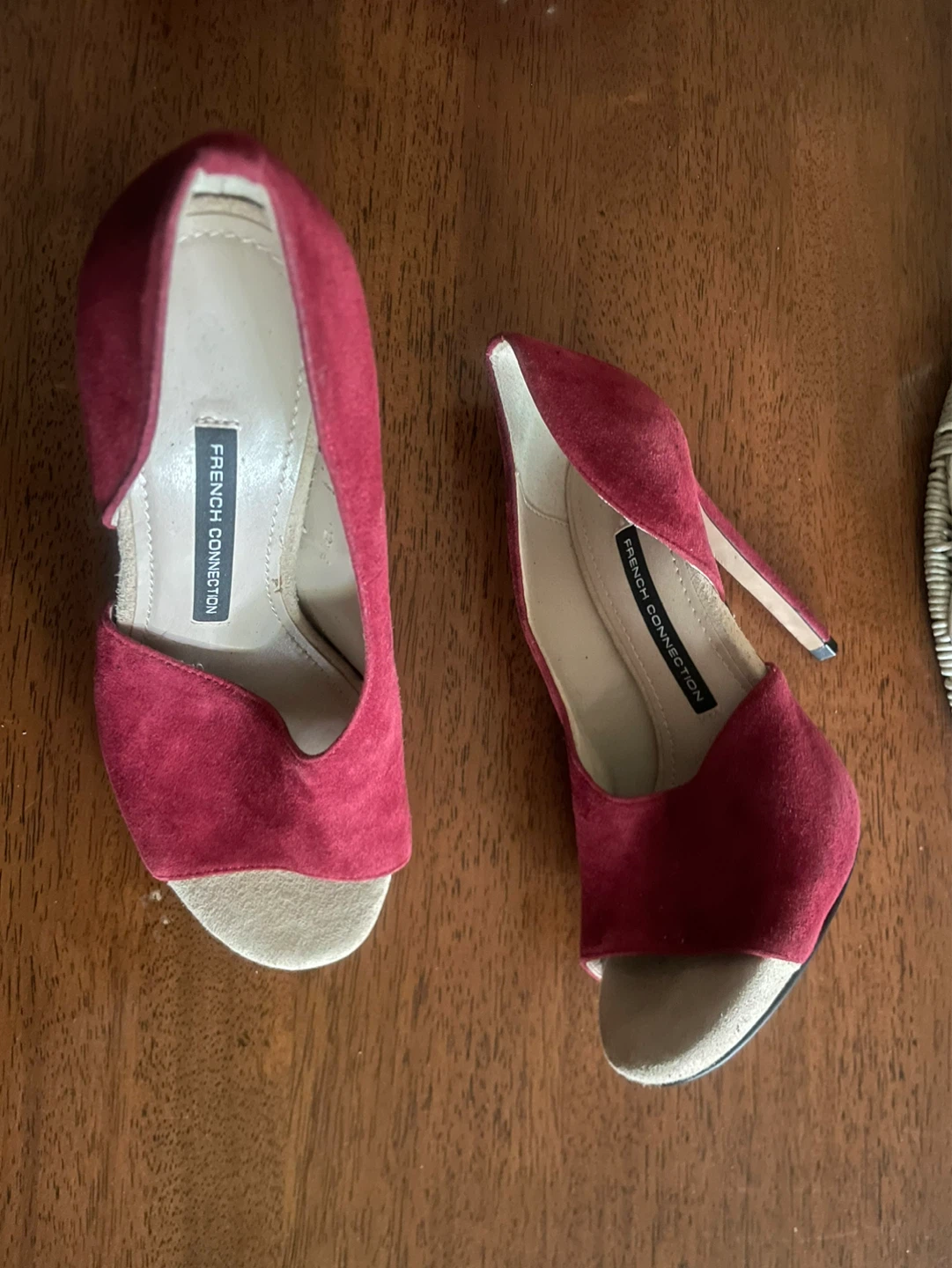 French Connection Women's Suede Heels