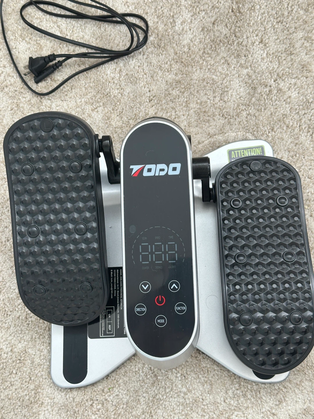 TODO Under Desk Elliptical Stepper - photo 2