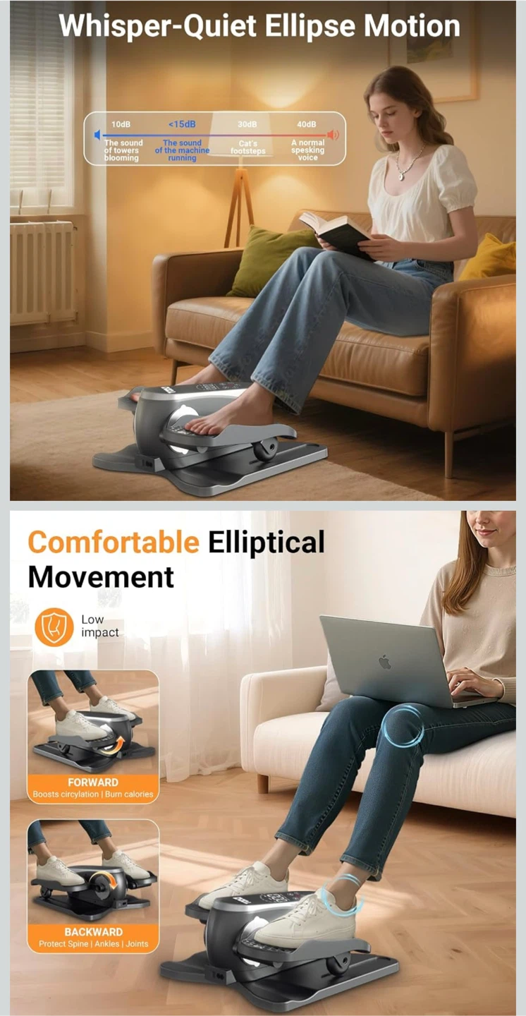 TODO Under Desk Elliptical Stepper - photo 5