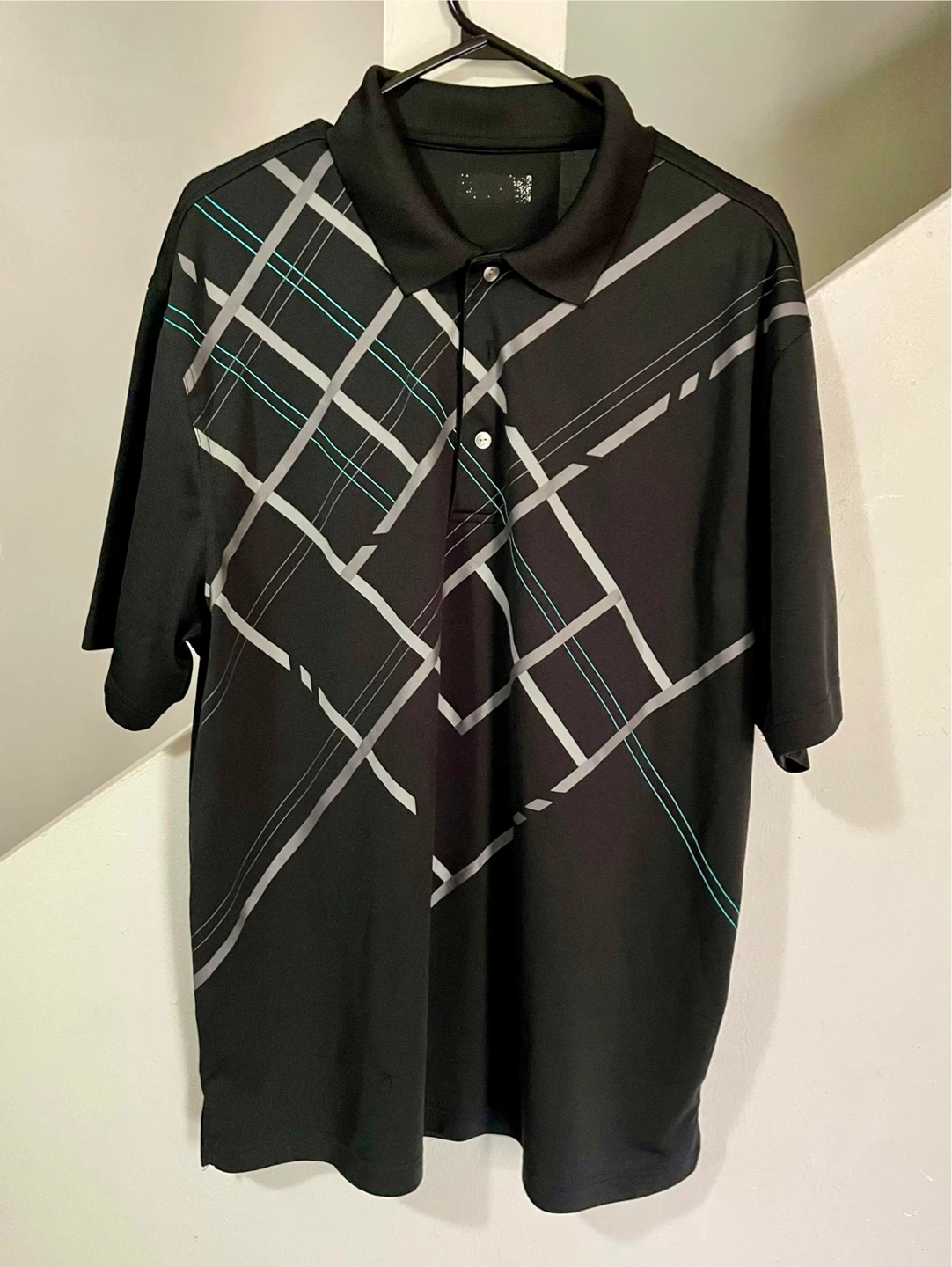 ⚽️ Men's Black Polo Shirt.