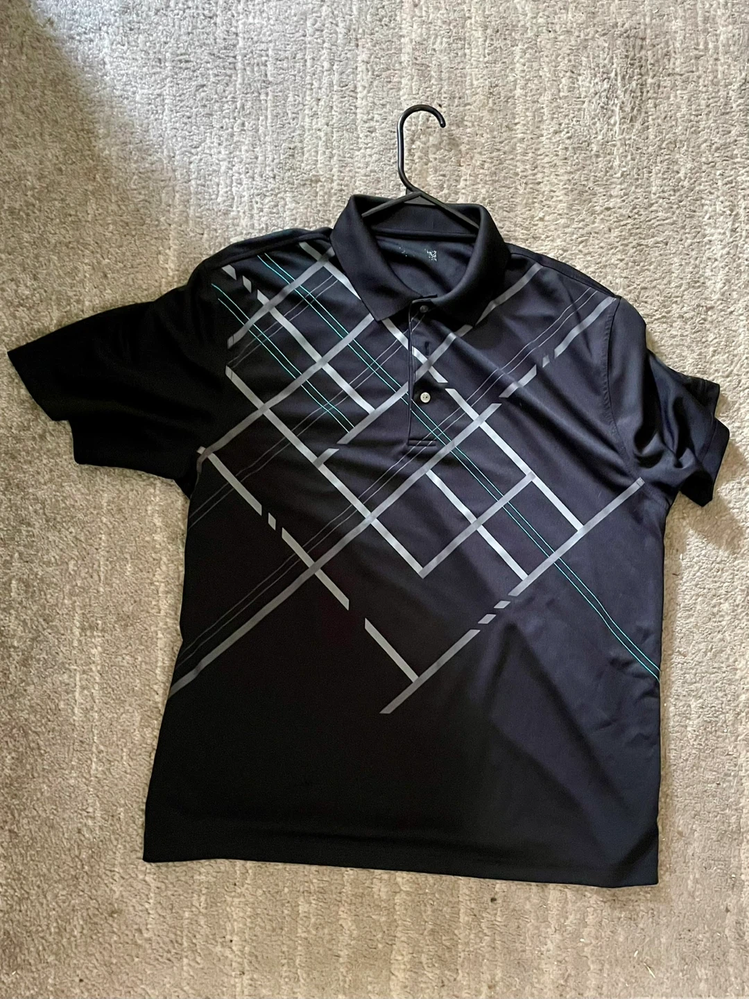 ⚽️ Men's Black Polo Shirt. - photo 3