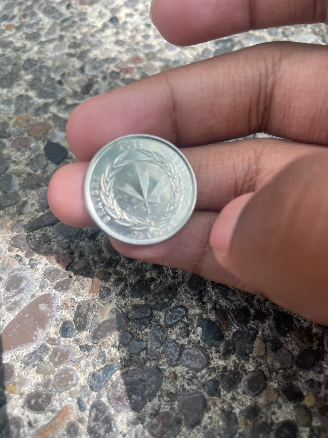 2008 Canadian 25 Cent Coin