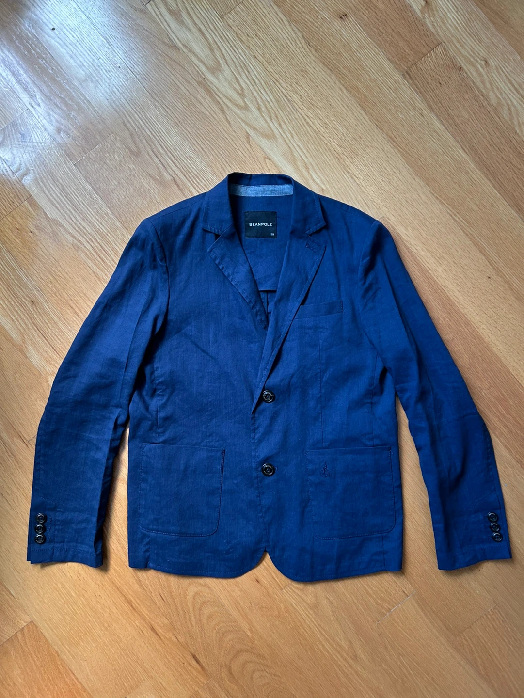 Beanpole Kids Blue Linen Blend Summer Blazer - Youth Size 155