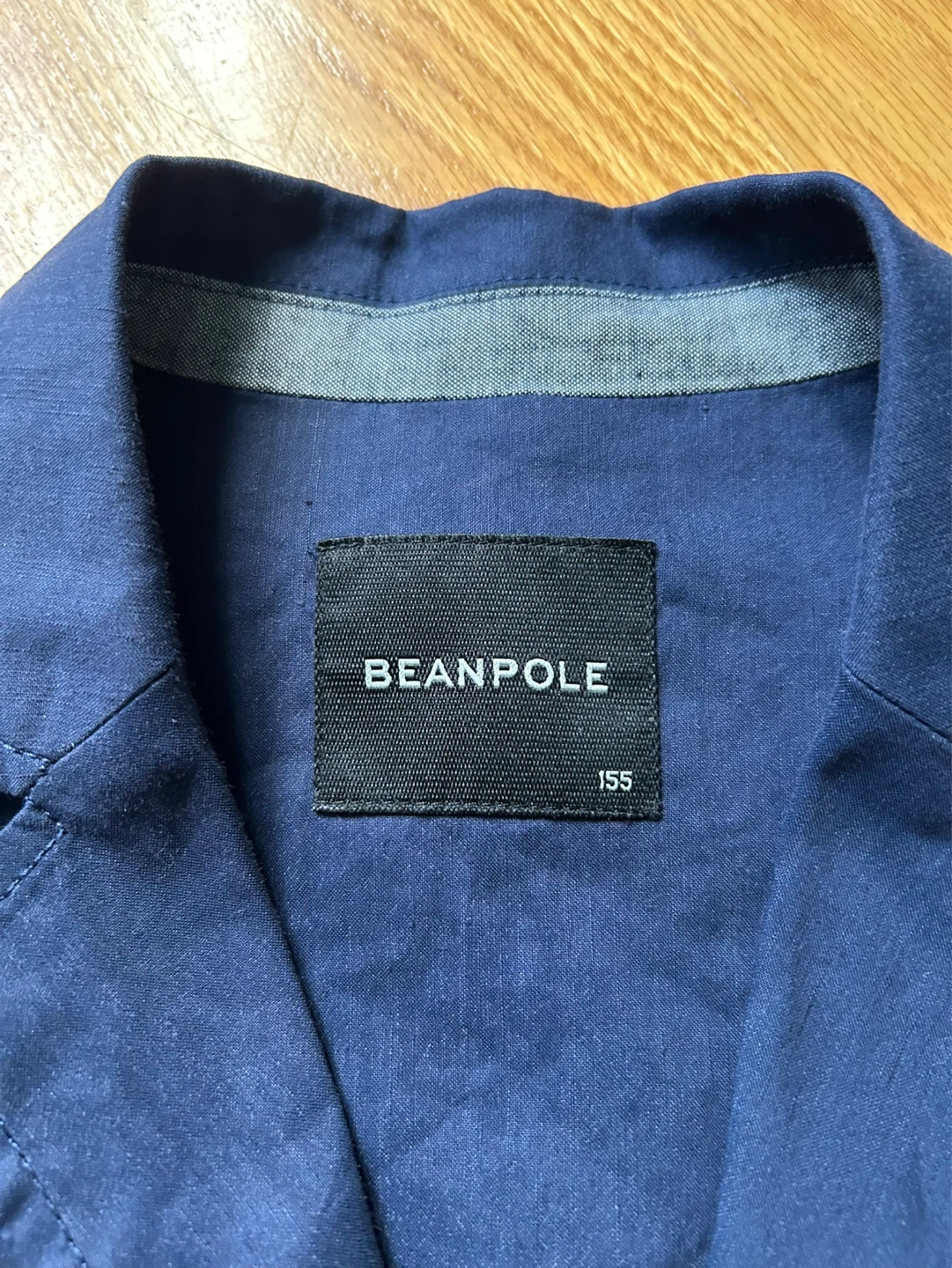 Beanpole Kids Blue Linen Blend Summer Blazer - Youth Size 155 - photo 2