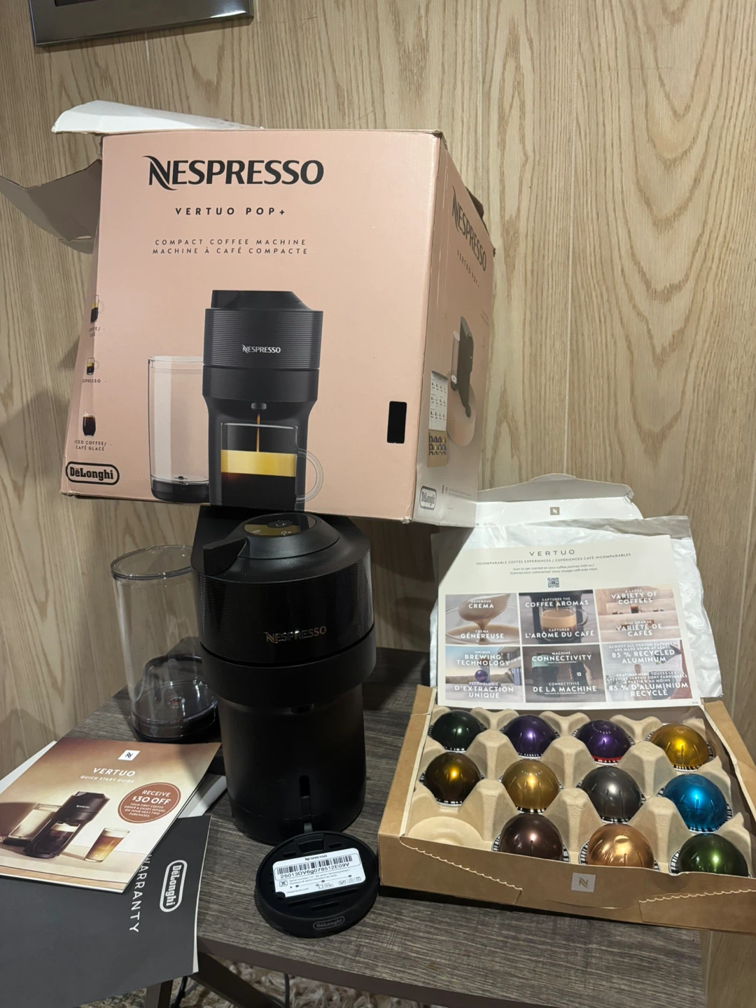 Nespresso coffee machine only used one time