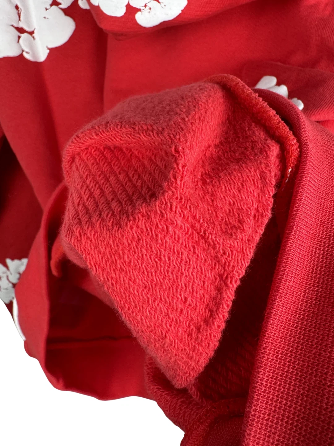 Red Denim Tear Hoodie LARGE / $40 CAD - photo 4