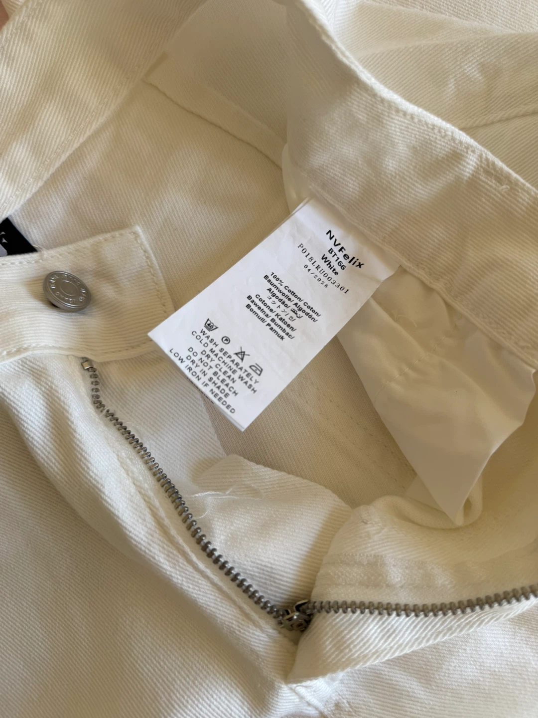 White Cargo Pants - photo 4