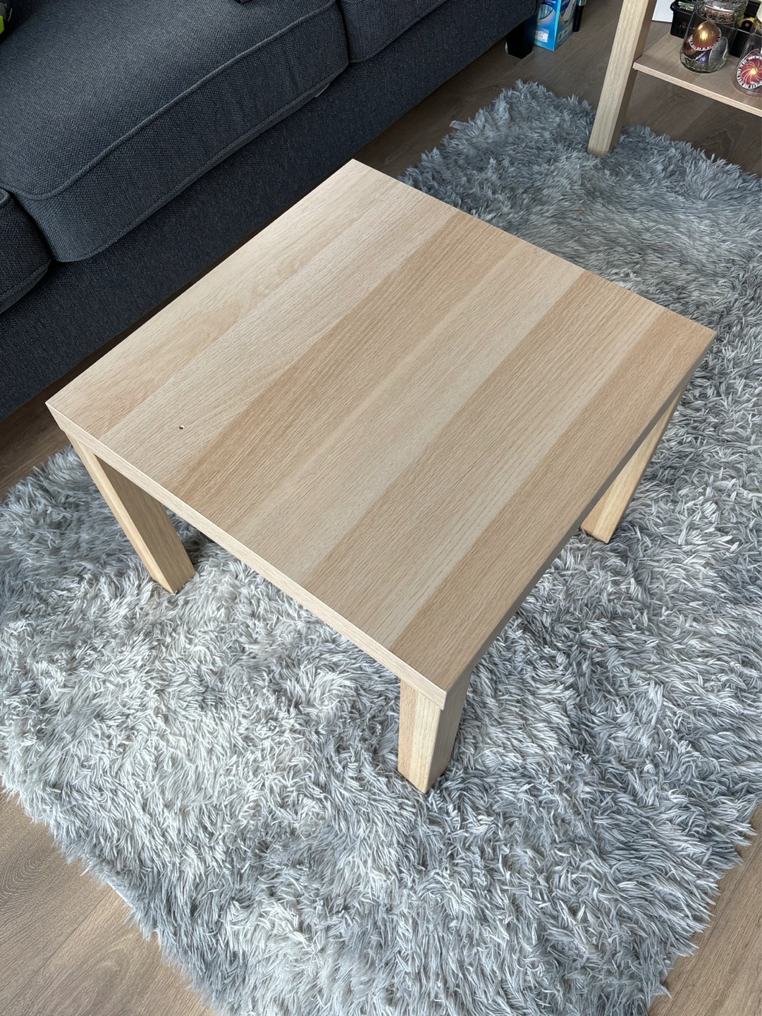 IKEA LACK Side Table - White Stained Oak Effect