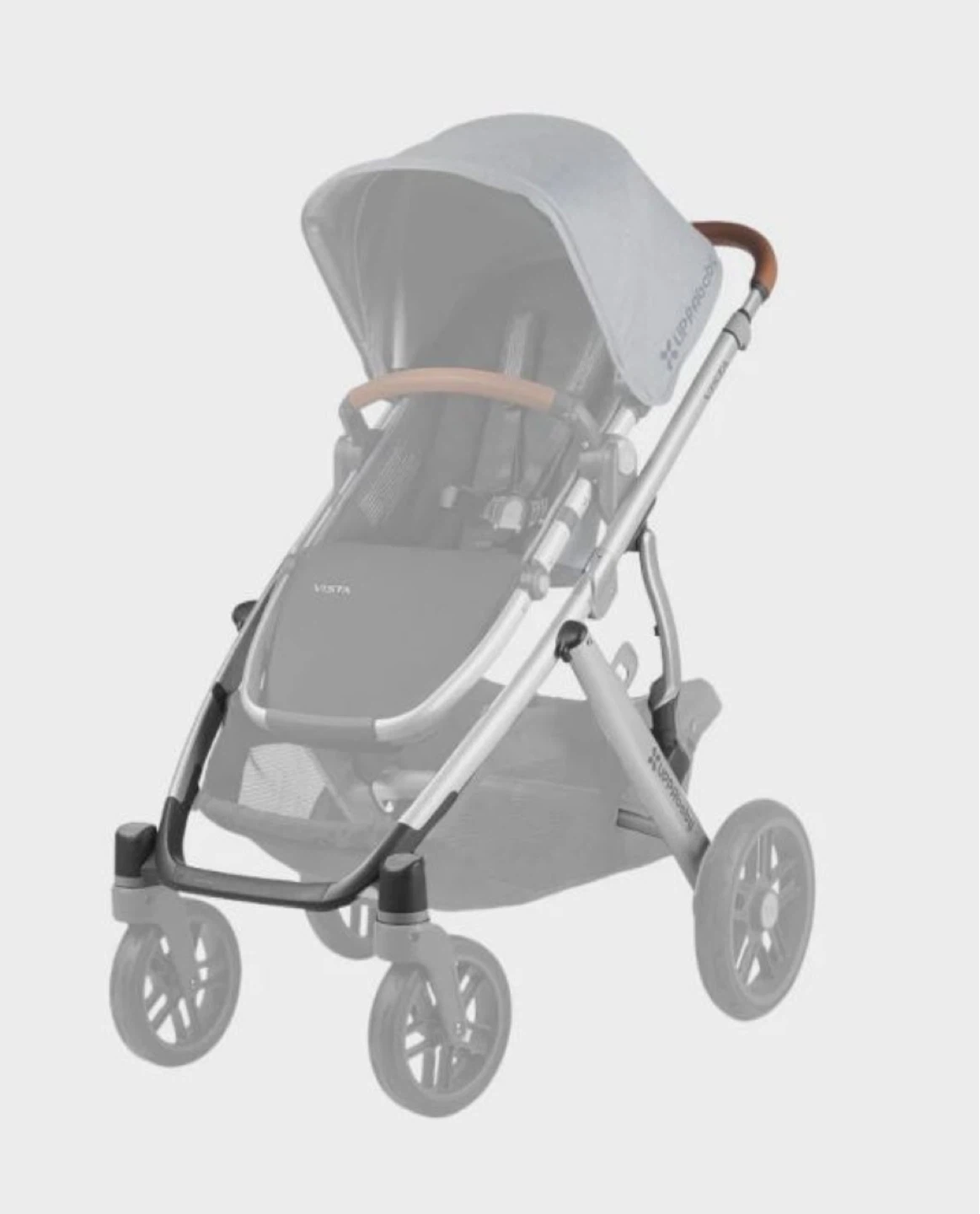 UPPAbaby Vista V2 Base Frame - Silver/Saddle Leather