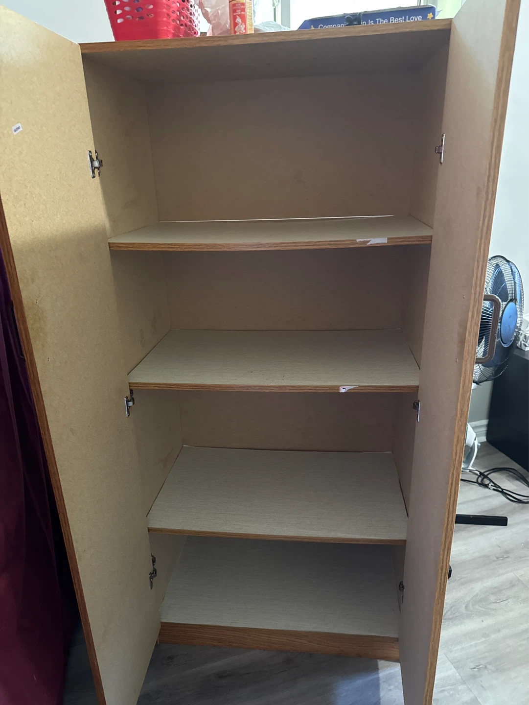 Wooden storage cabinet - photo 2