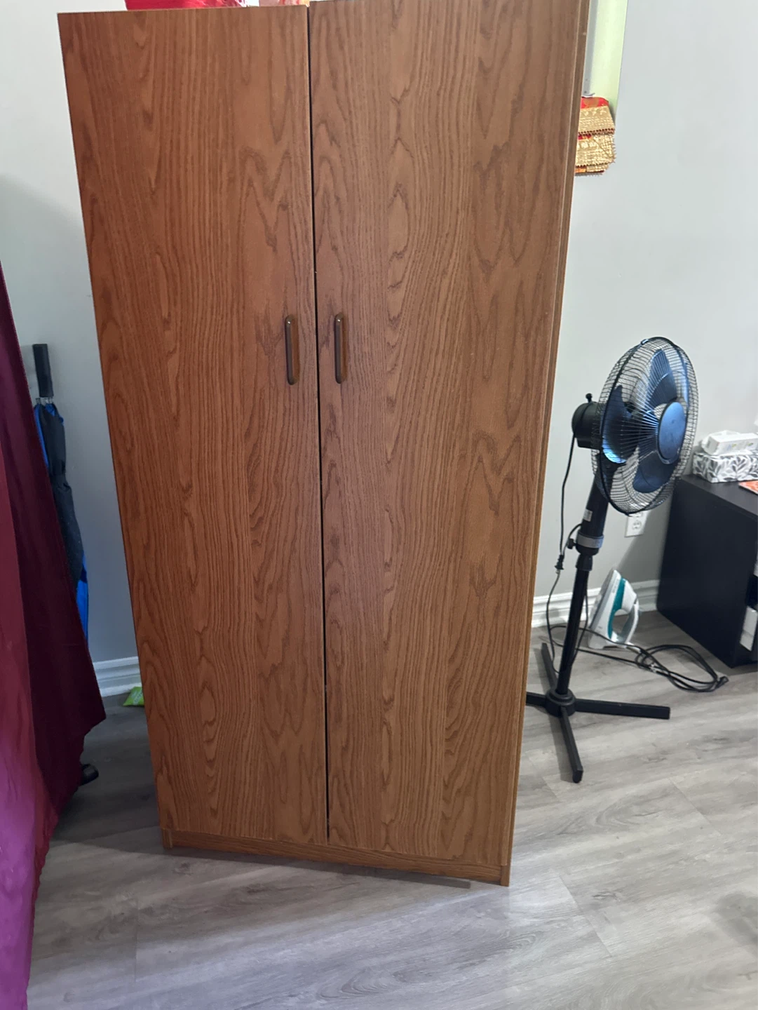 Wooden storage cabinet