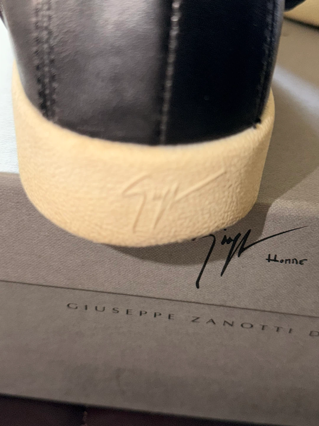 Giuseppe Zanotti Black Puffer Strap High Top Sneakers size10 - photo 5