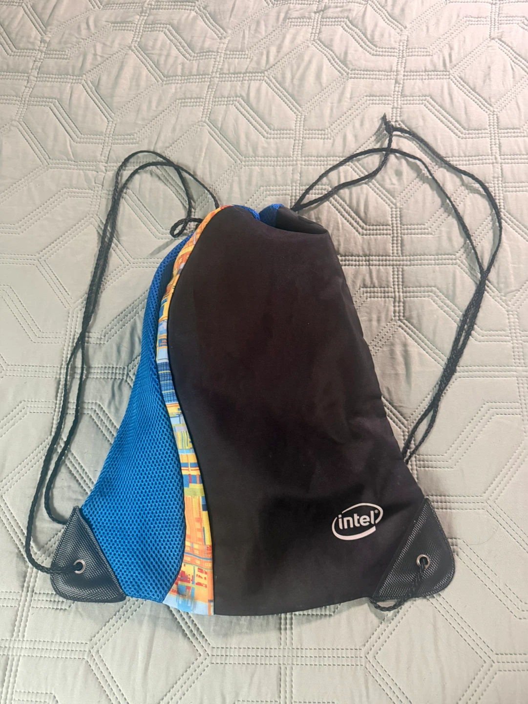 Intel Drawstring Backpack Bag - photo 3