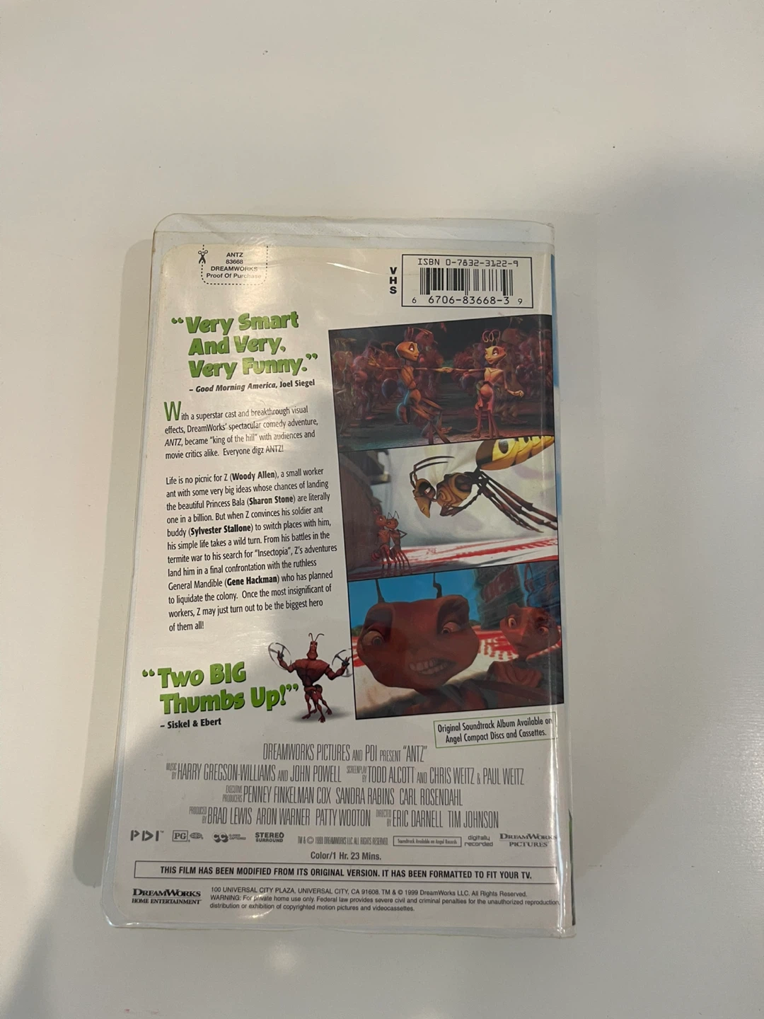 Antz VHS Movie - photo 2