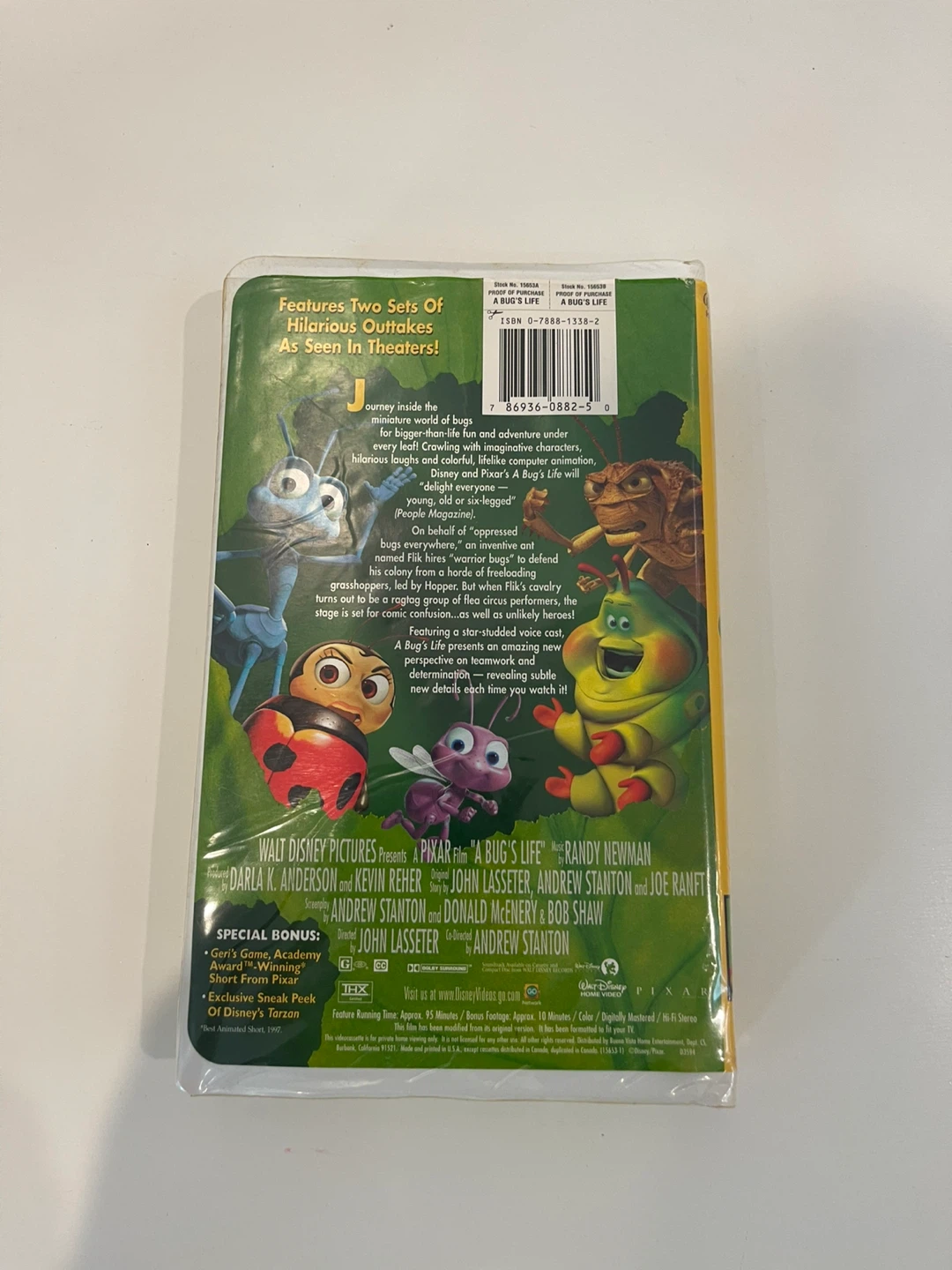 A Bug's Life VHS Disney Pixar - photo 2