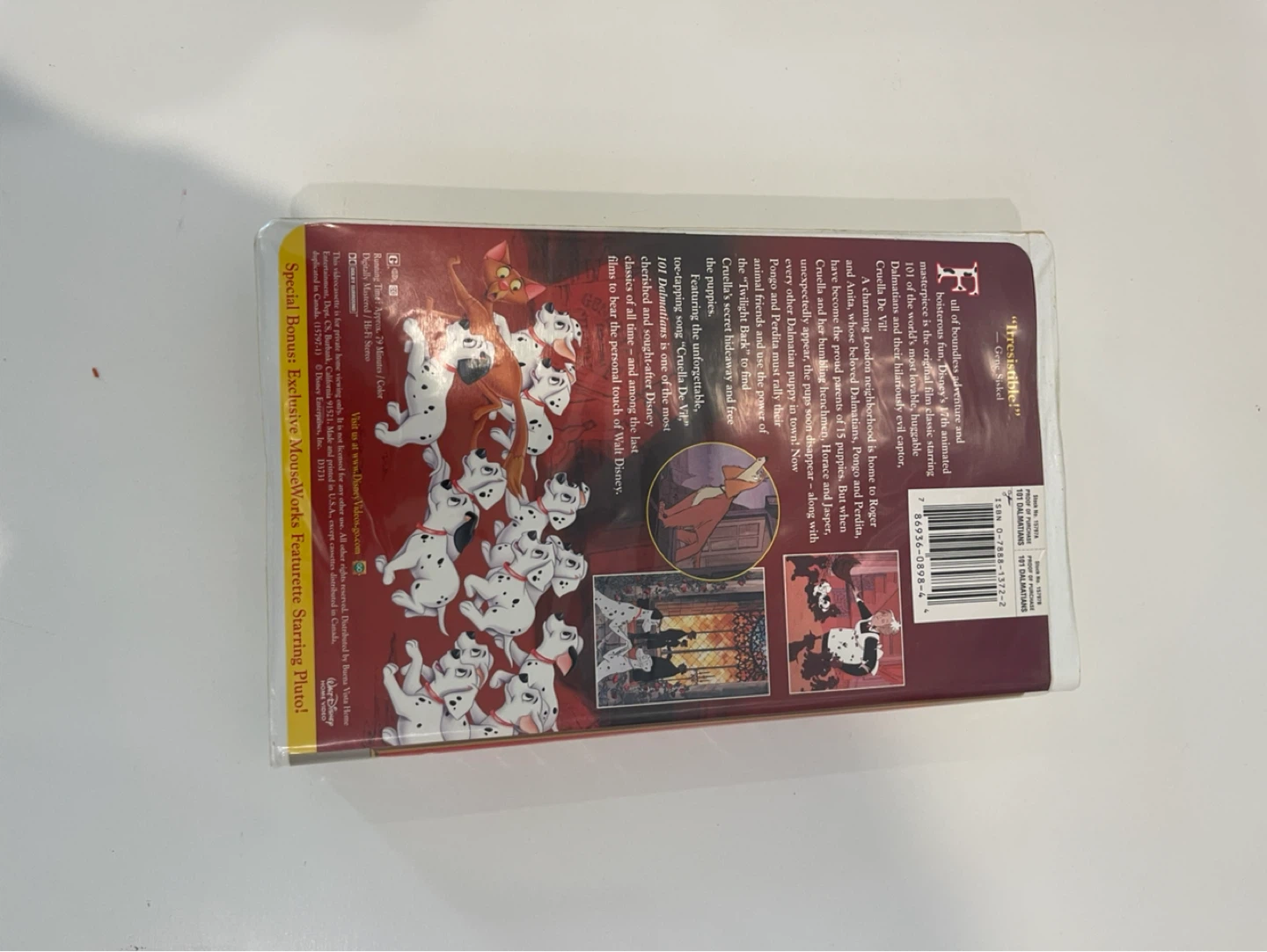 101 Dalmatians VHS Disney's Masterpiece - photo 2