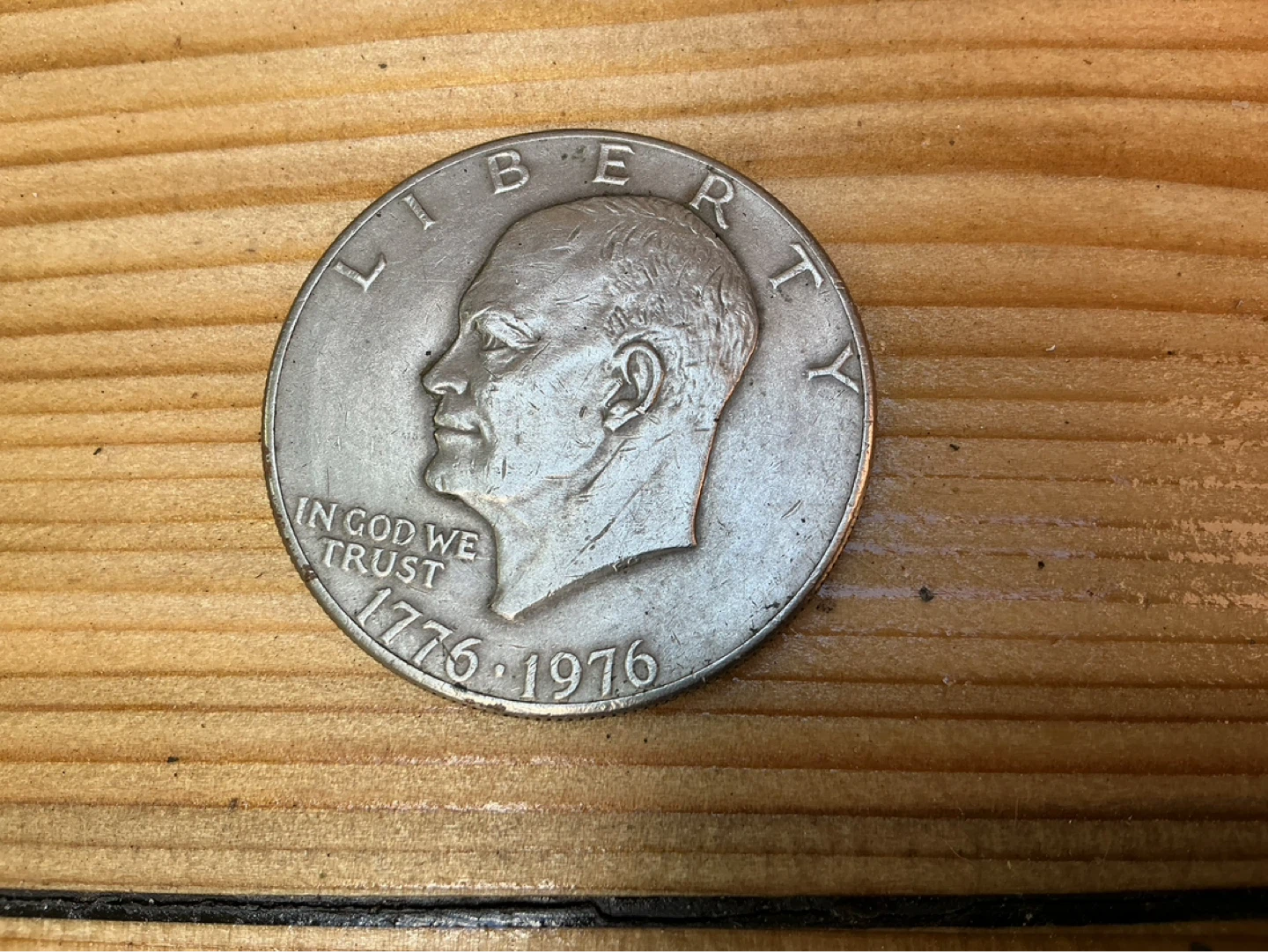 Rare 1796-1976 Eisenhower U.S. Bicentennial One Dollar Coin