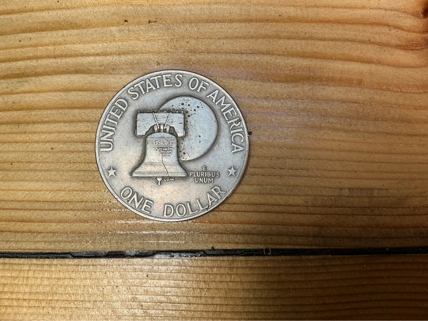Rare 1796-1976 Eisenhower U.S. Bicentennial One Dollar Coin - photo 4