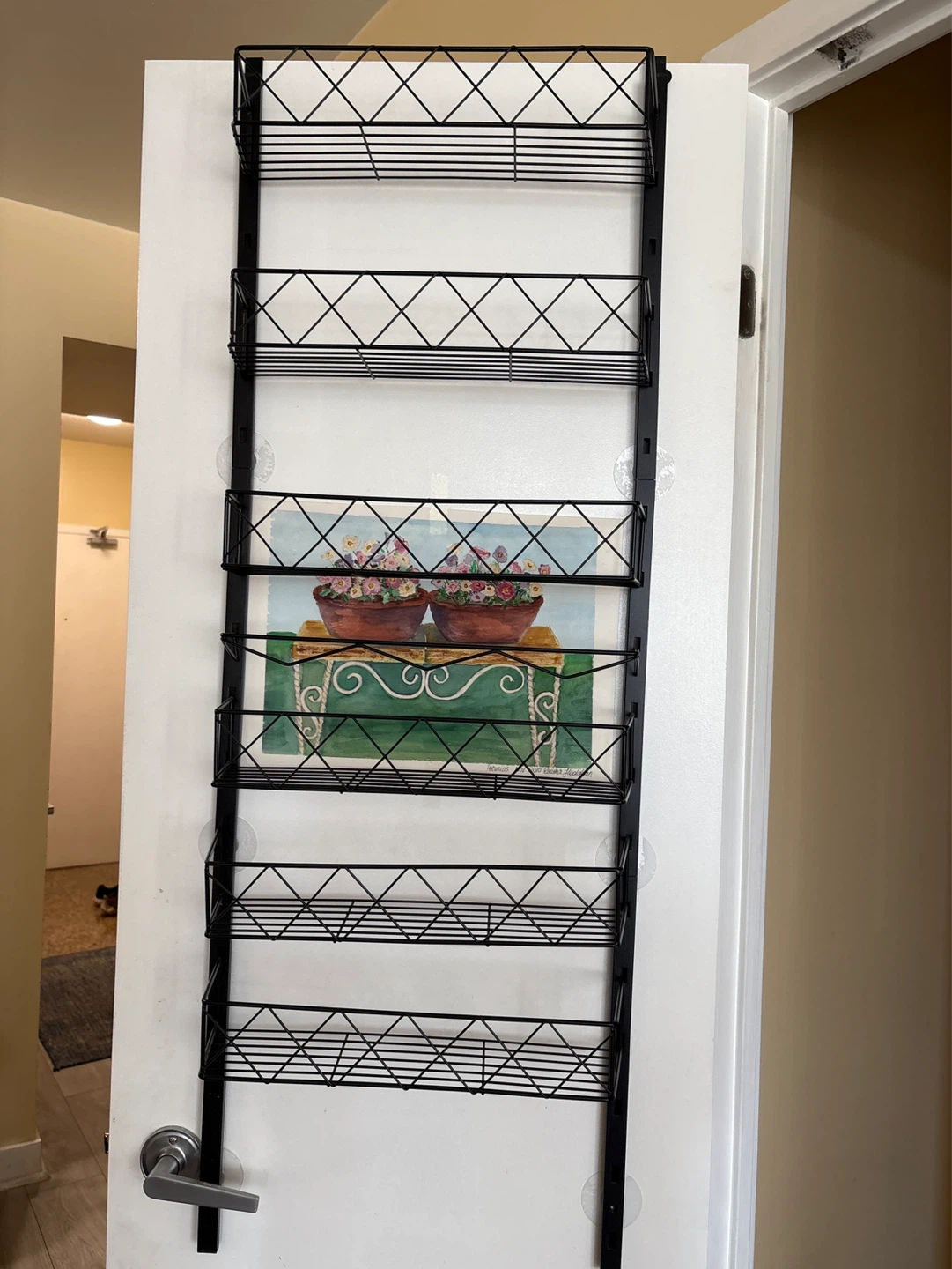 ⚽️Black 6Tier Over-the-Door Wire Storage Rack - photo 5