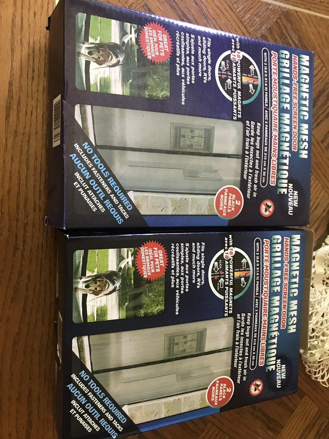 Magnetic Mesh Hands-Free Screen Door