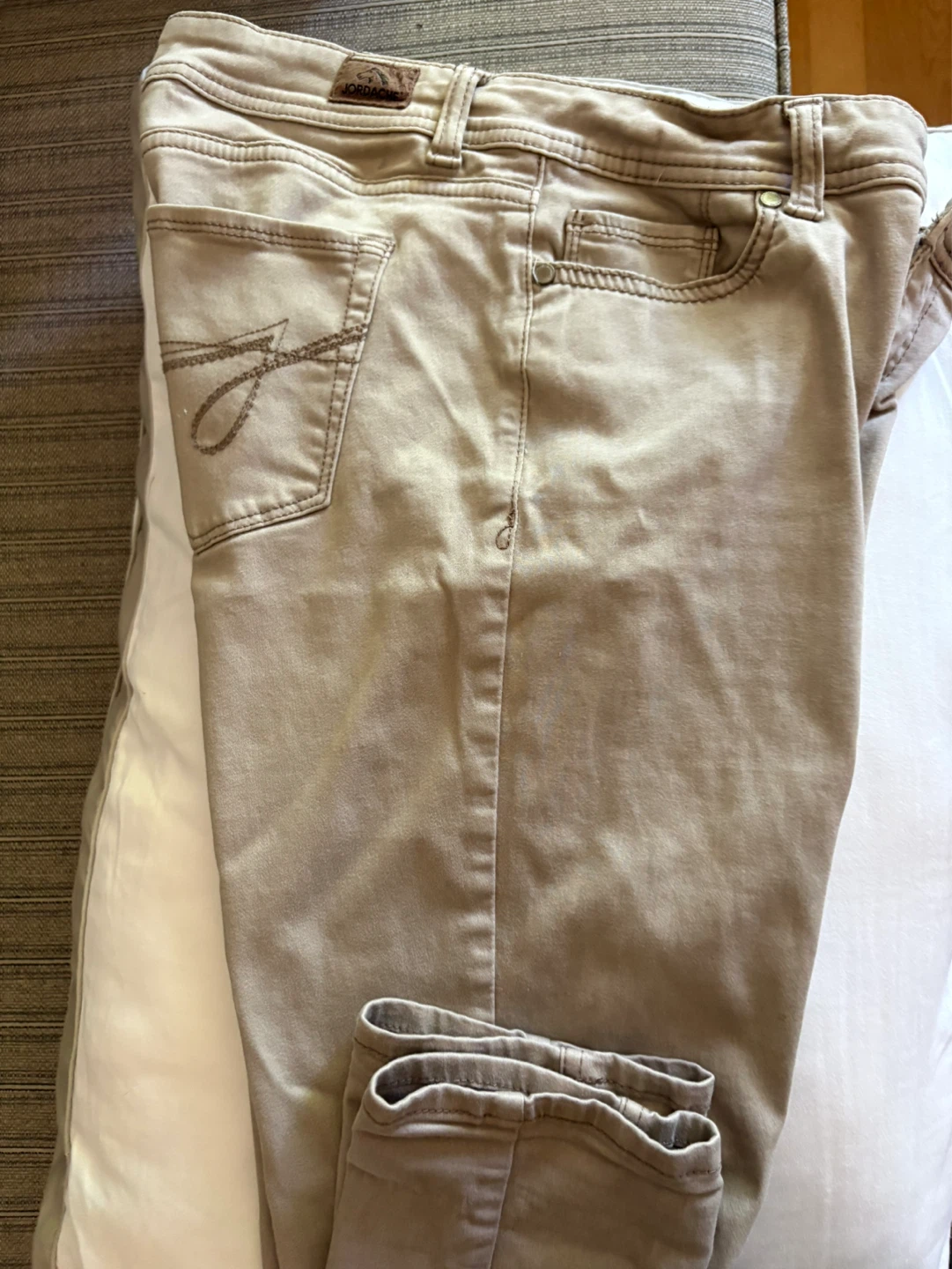 Jordache Skinny Fusele Pants Size 10