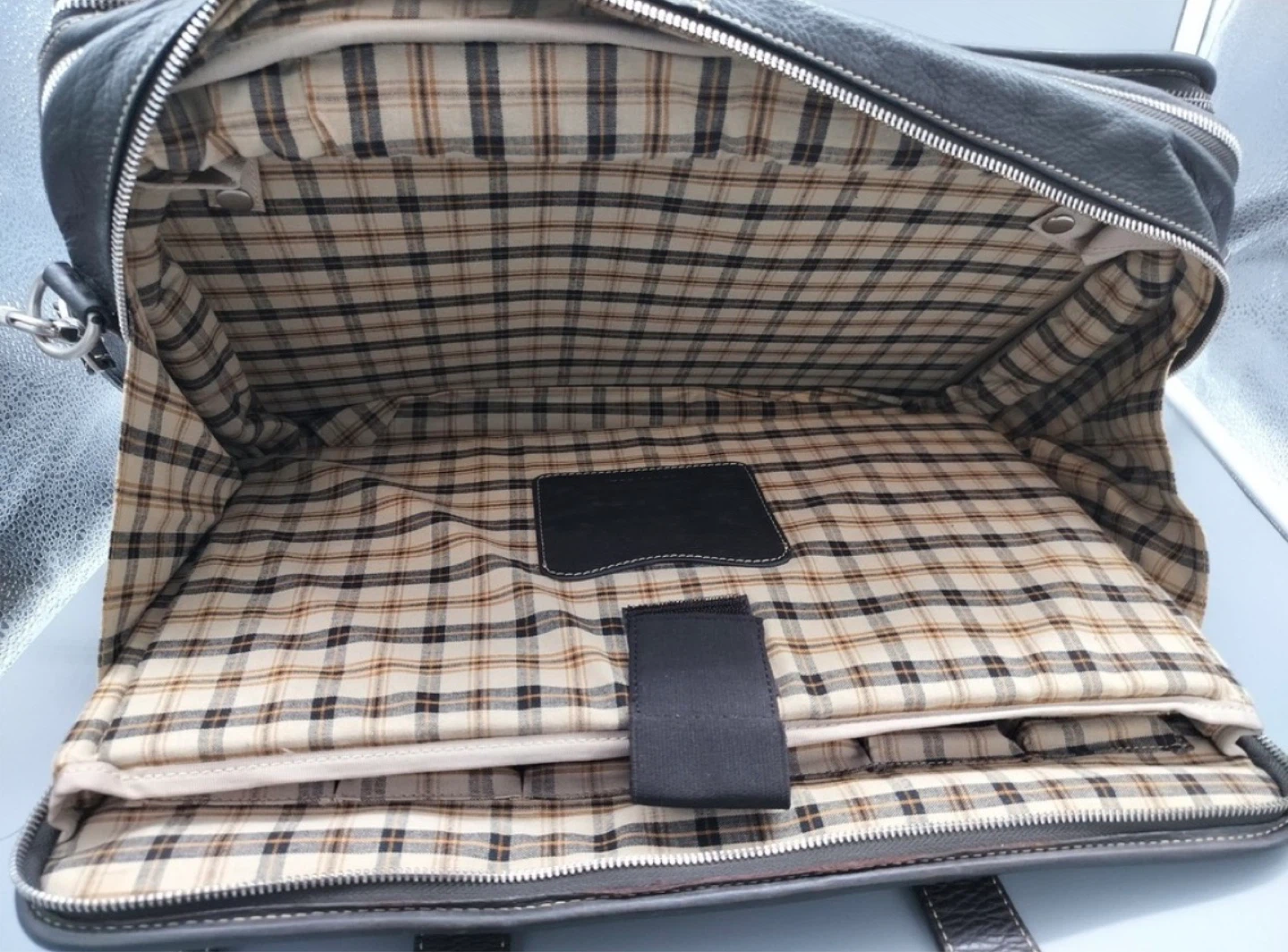 Levenger Brown Leather Briefcase. Messenger Bag - photo 5